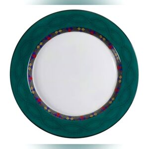 Dansk | Emerald Braid Quiltings Dinnerware| 11" | Set of 2 Dinner Plates |
